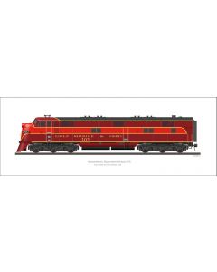 EMD E7A Gulf Mobile and Ohio