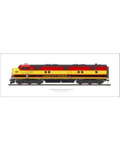 EMD E7A Kansas City Southern