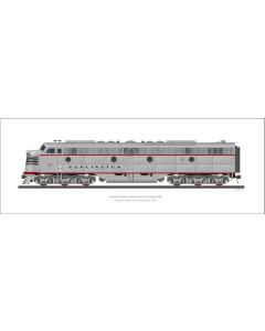 EMD E8A Burlington