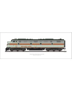 EMD E8A SEABOARD (mint green livery)