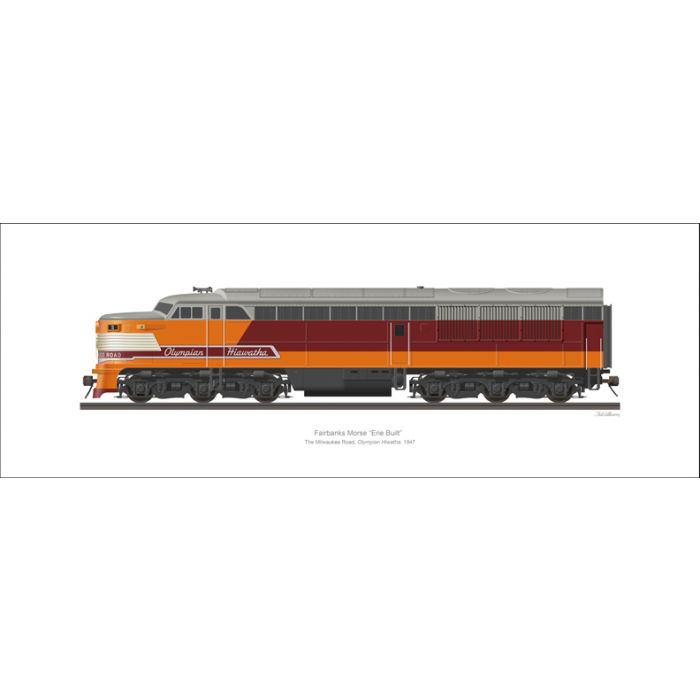 Milwaukee Road 'Erie Built' #7A/B/C - Overland Hobbies